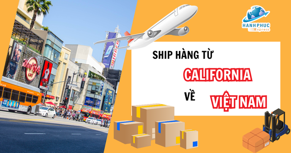 Dịch vụ Ship và gửi hàng từ California Mỹ về Việt Nam 